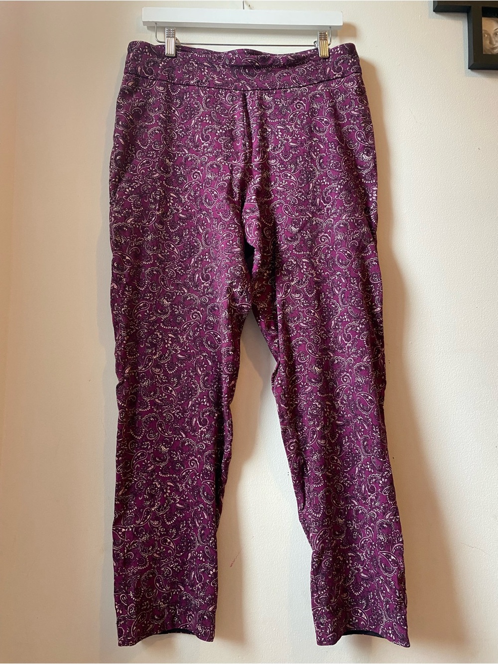 Counterparts Plum Paisley Stretch Leggings